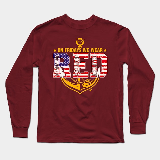 Remember red friday Long Sleeve T-Shirt by Dreamsbabe